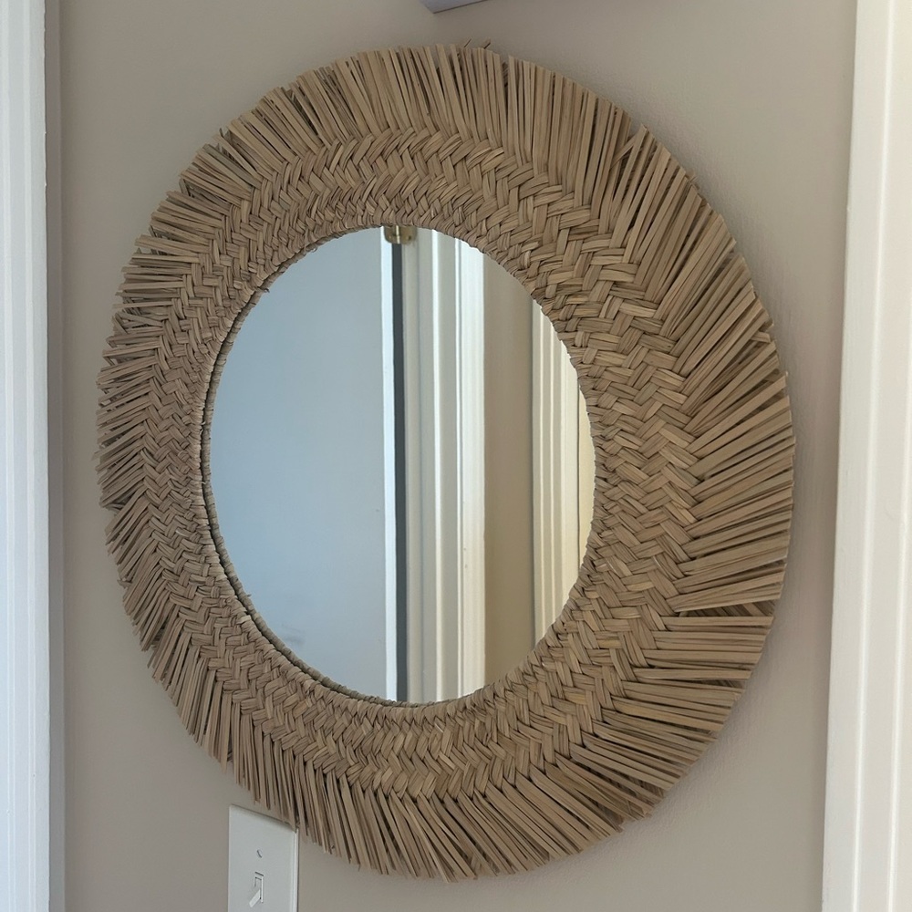 Ikea Rattan Mirror